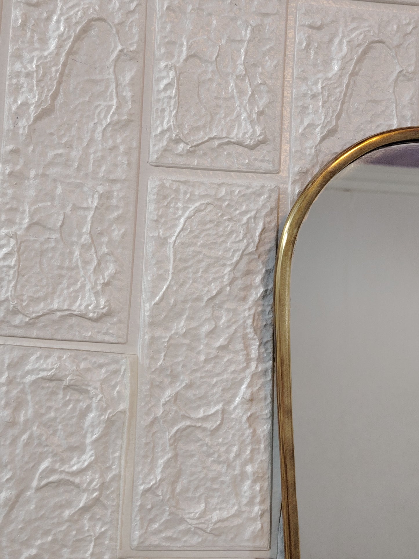 Italian Curved Antique Brass Mirror - Butterfly Irregular Mirror, Wavy Mirror, Bathroom Mirror, Aesthetic Luxurious Wall Mirror
